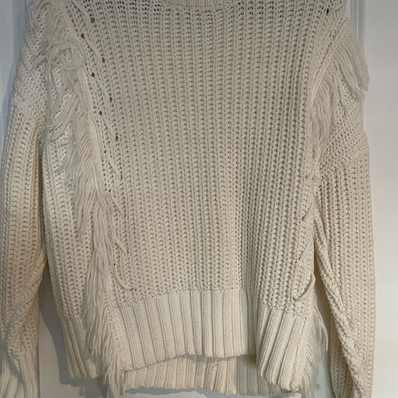 White fringe sweater - Picture 2 of 4
